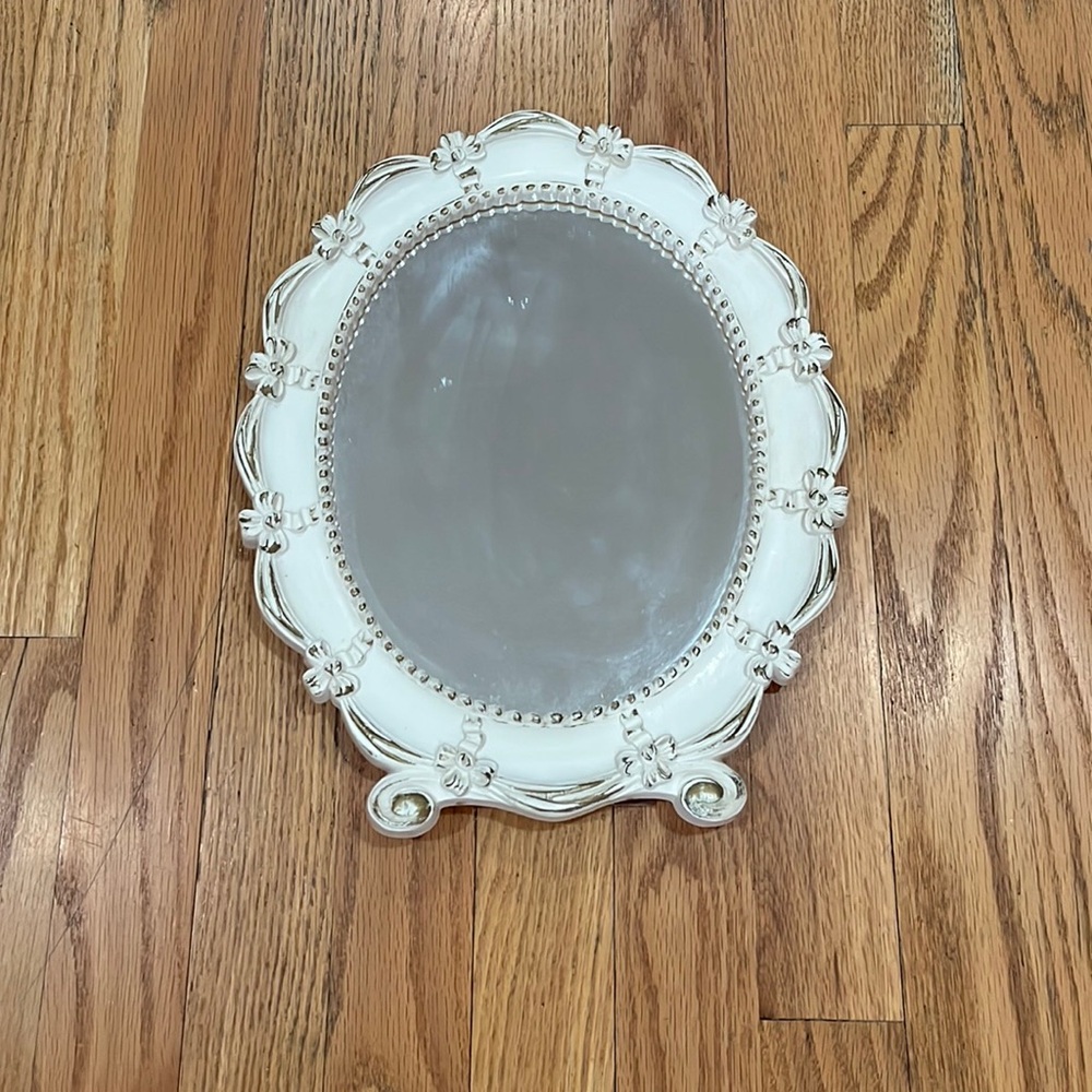 Vintage 40s SYROCO Easel Mirror~Shabby Chic~Cottage Core~MCM
